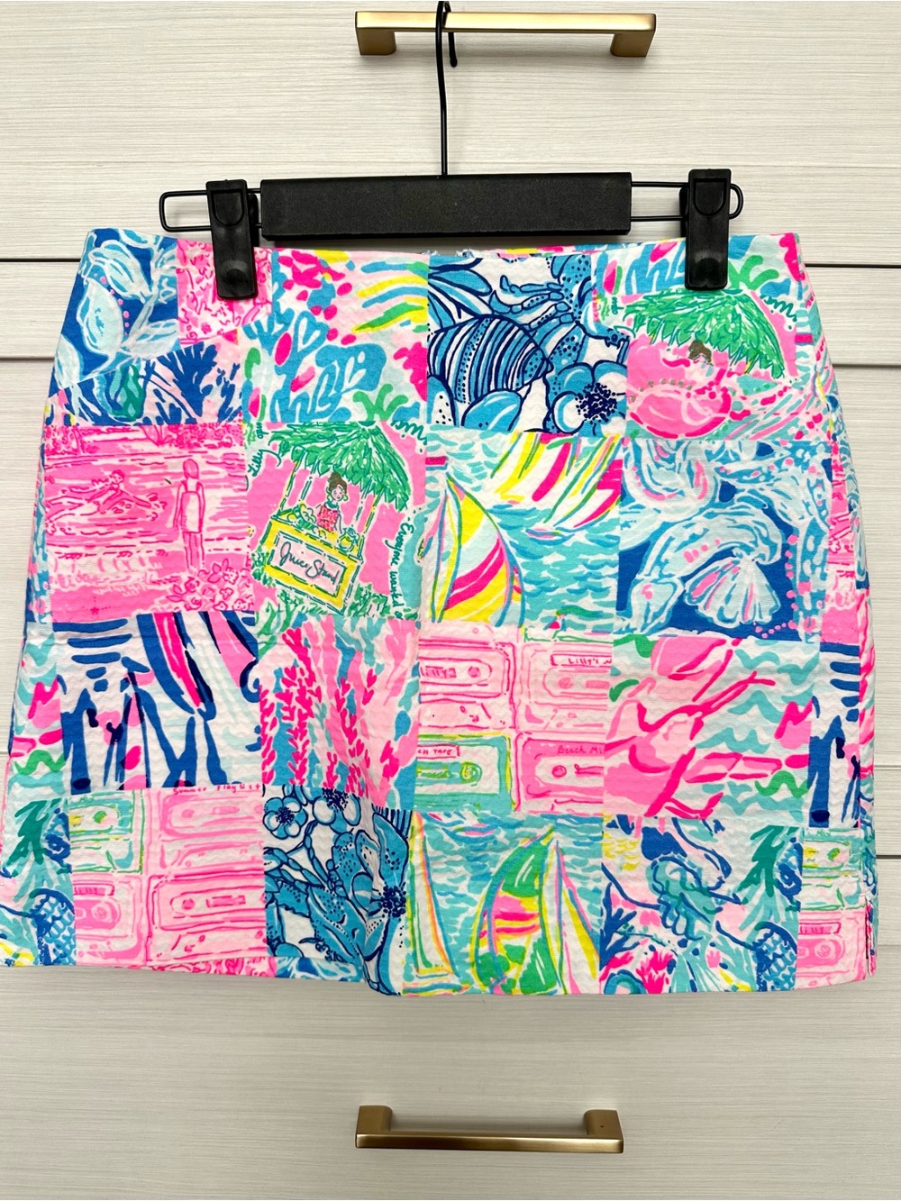 Lilly Pulitzer Multicolor Patchwork Mini Skirt - 00